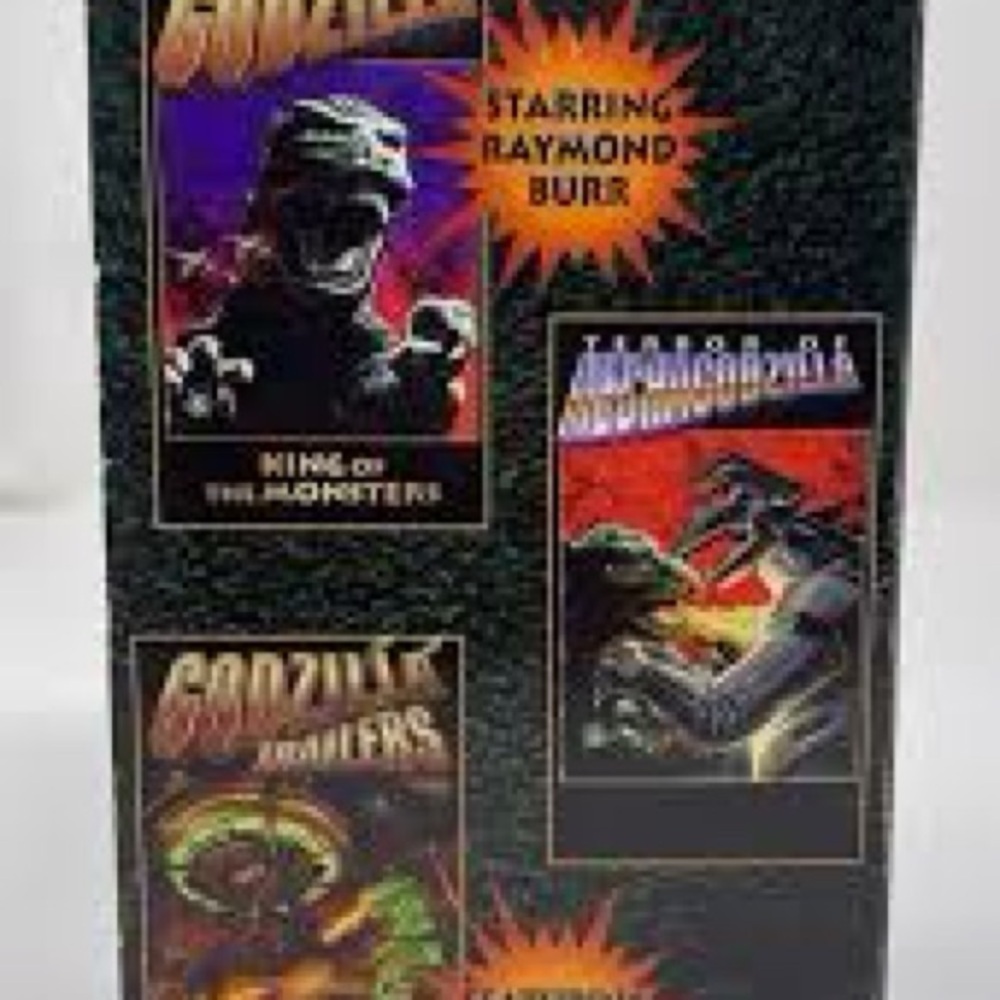 3 VTG Godzilla VHS King of Monsters 1956 Terror of Megagodzilla SciFi Monsters - Picture 2 of 16